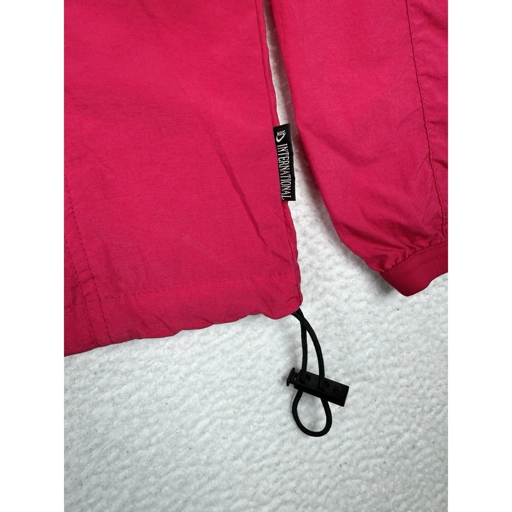 Vintage NIKE INTERNATIONAL Windbreaker Jacket Red Blue - Women's Small